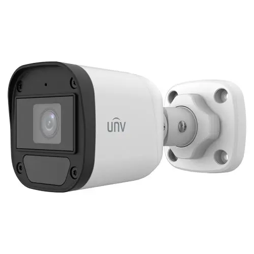 Sistem de supraveghere Uniview cu 2 camere 5MP, Audio, Infrarosu 20m, DVR Hibrid cu 4 canale 5MP, HDD, accesorii