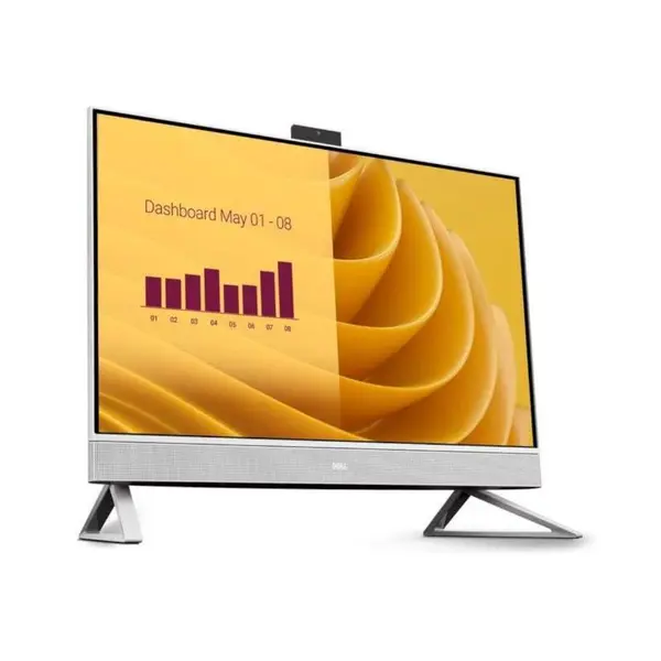Sistem desktop All-In-One Dell EC27250, 27",Intel Core 7 processor 150U, Intel Graphics, 16 GB RAM, 1 TB SSD, Windows 11 Pro, Alb
