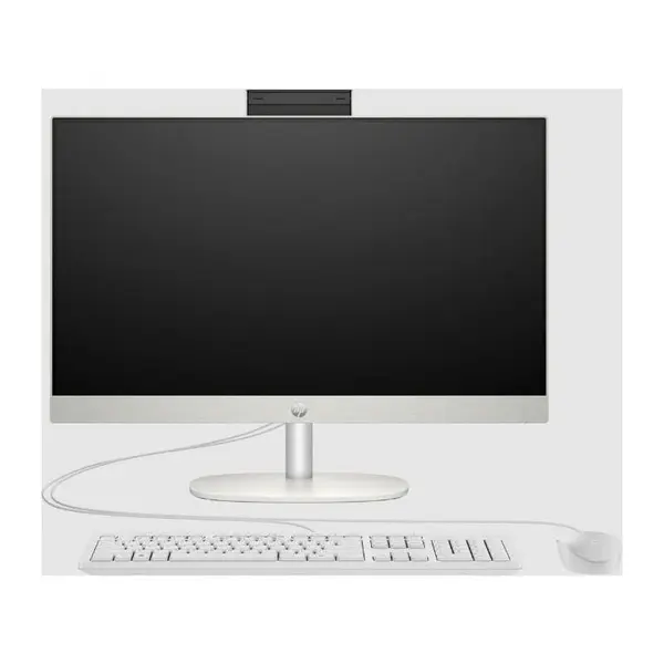 Sistem Desktop All-in-One HP ProOne 240 G10, 23.8", Intel Core i5-1335U 10-Core, Intel UHD Graphics, 16GB RAM DDR4, 512GB SSD, Free DOS, Shell White