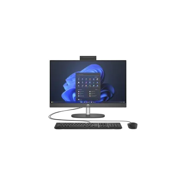 Sistem Desktop All-In-One HP ProOne 240 G10, 23.8", Intel Core Ultra 7 155U, Intel Graphics, 16GB RAM, 512GB SSD, NoOS