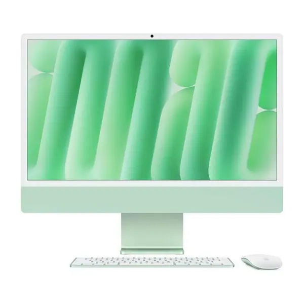 Sistem Desktop PC All-In-One Apple iMac 24", Retina 4.5 K, Apple M4 10‑core CPU and 10-core GPU, 32GB RAM, SSD 512GB, macOS Sequoia, INT KB, Green