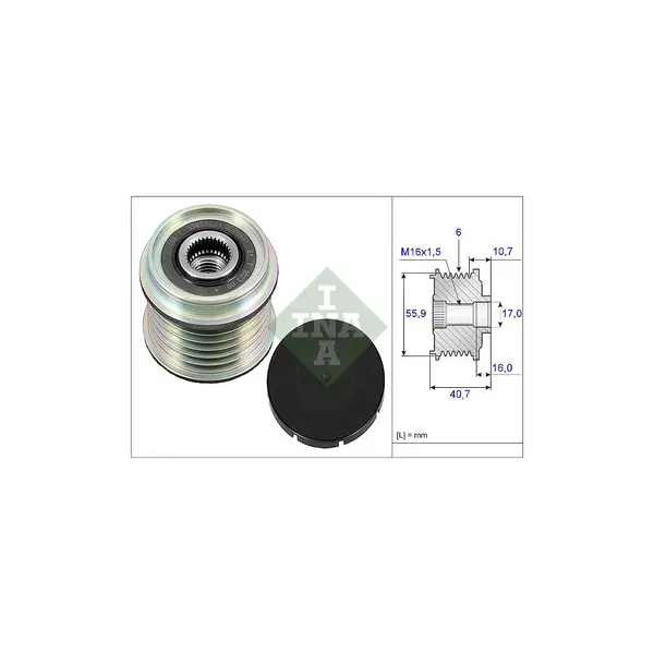 Sistem roata libera, generator Schaeffler INA 535 0028 10