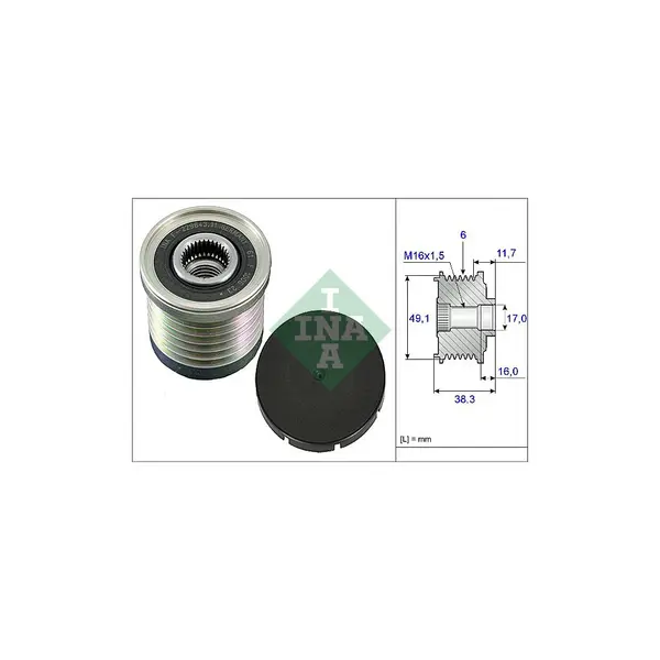 Sistem roata libera, generator Schaeffler INA 535 0030 10