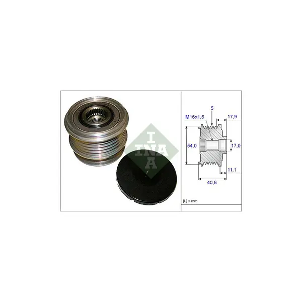 Sistem roata libera, generator Schaeffler INA 535 0121 10