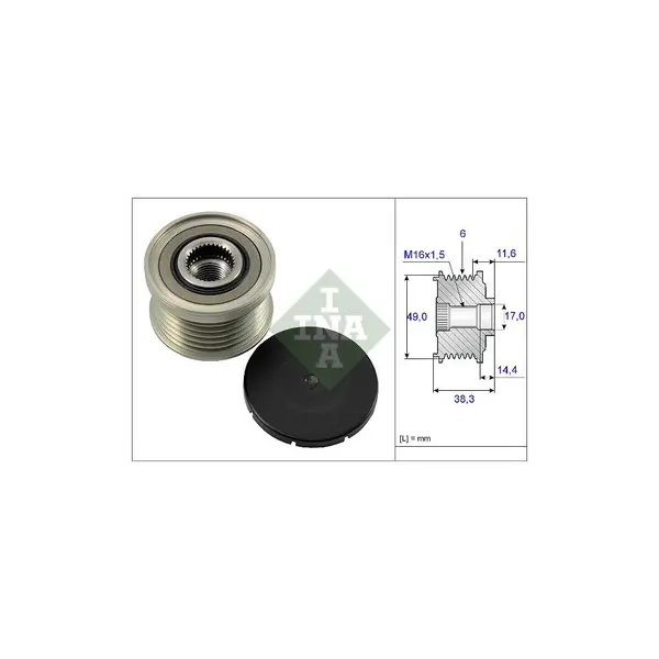 Sistem roata libera, generator Schaeffler INA 535 0127 10