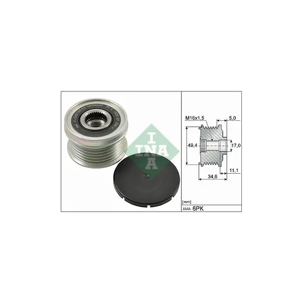Sistem roata libera, generator Schaeffler INA 535 0155 10