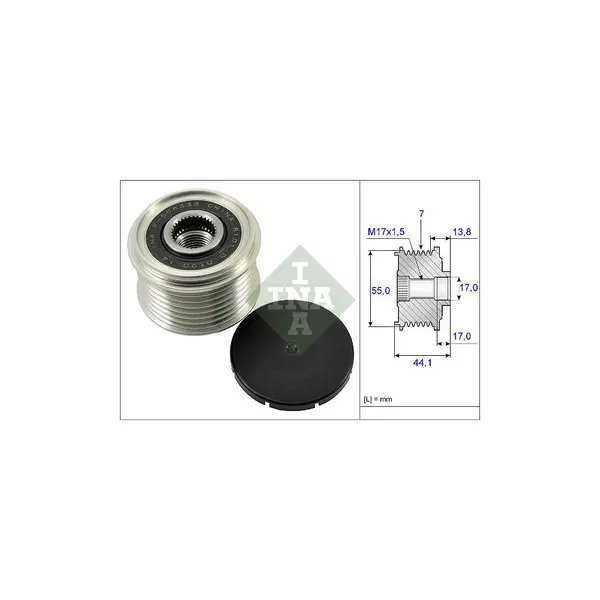 Sistem roata libera, generator Schaeffler INA 535 0167 10