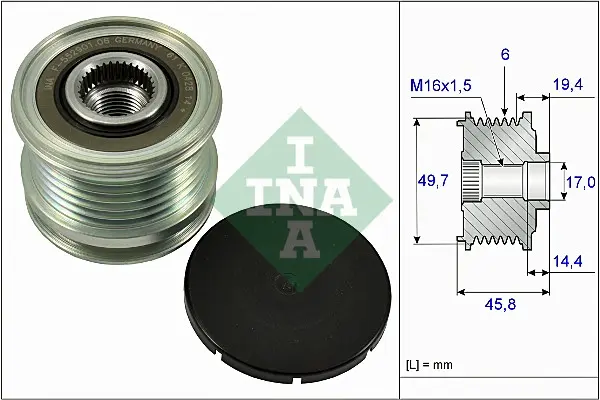 Sistem roata libera, generator Schaeffler INA 535 0168 10