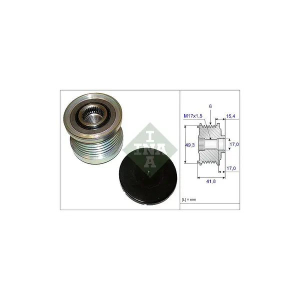 Sistem roata libera, generator Schaeffler INA 535 0193 10