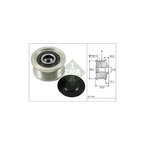 Sistem roata libera, generator Schaeffler INA 535 0226 10