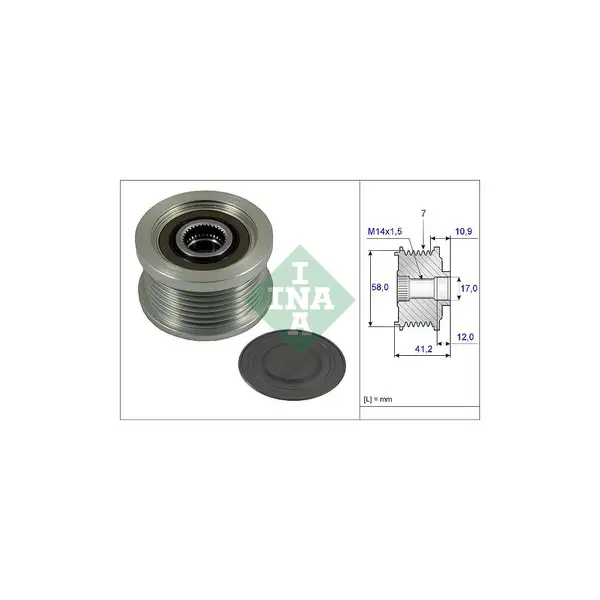 Sistem roata libera, generator Schaeffler INA 535 0232 10