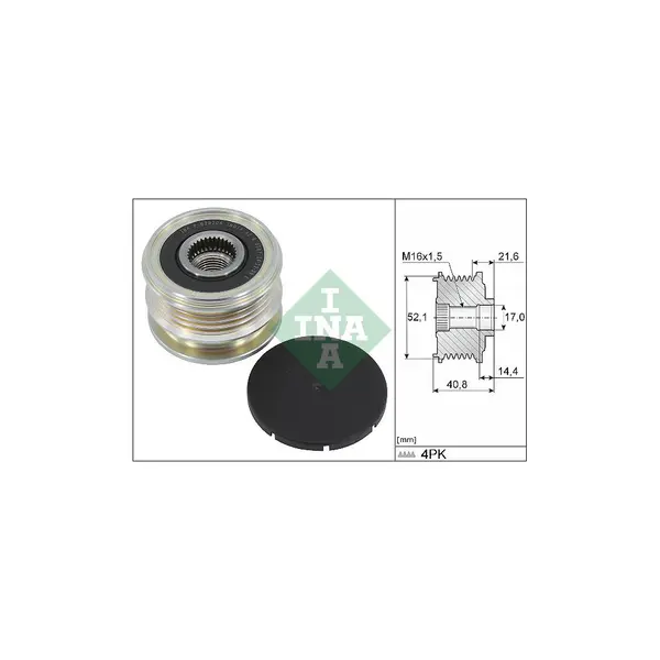 Sistem roata libera, generator Schaeffler INA 535 0345 10