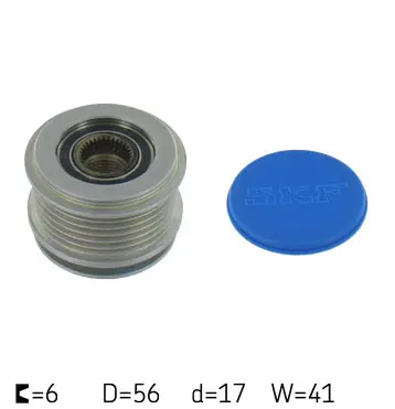 Sistem roata libera, generator SKF VKM 03100
