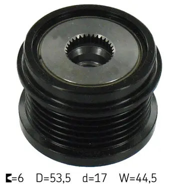 Sistem roata libera, generator SKF VKM 03656