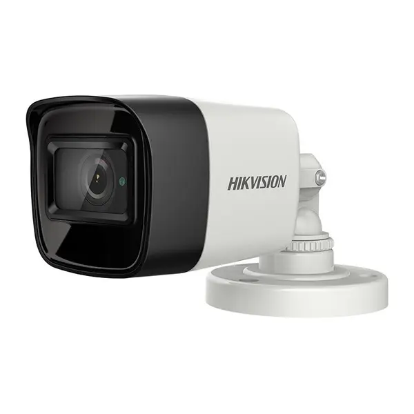 Sistem supraveghere mixt complet Hikvision 4 camere Turbo HD 5 MP 20 m IR si 80 ir DVR 4 canale cu toate accesoriile CADOU HDD 1TB