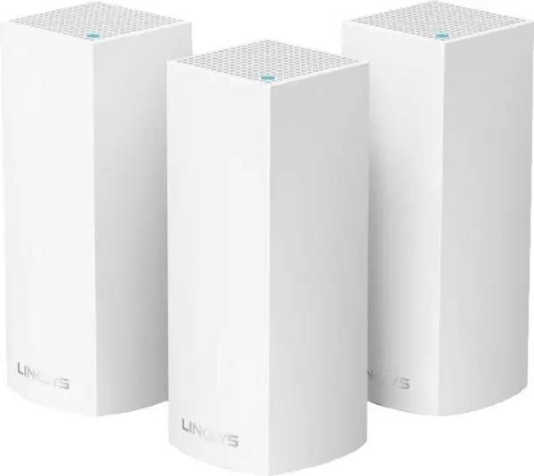 Sistem wi-fi Linksys - Velop Intelligent Mesh WiFi 6.6Gbps, 3 module, alb