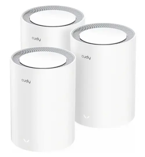 Sistem Wi-Fi Mesh Gigabit Cudy M3600 (3-Pack), Dual Band, 2,4GHz 688Mbps, 5GHz 2882Mbps