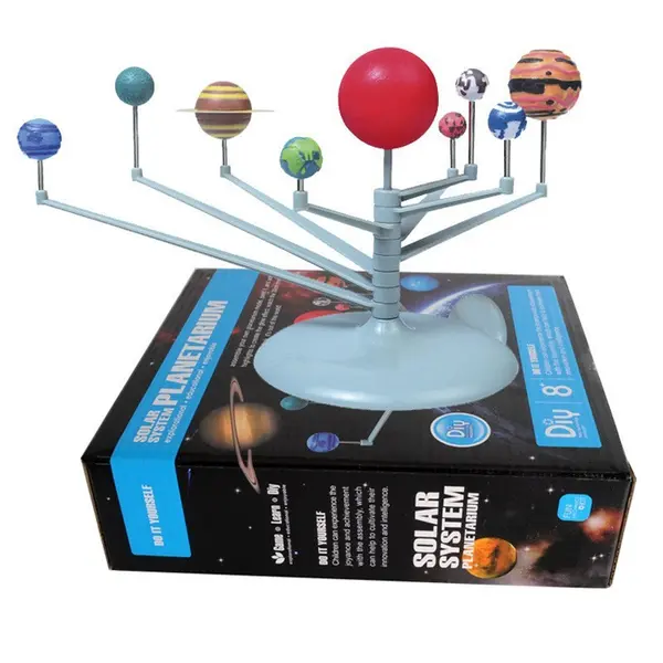 Sistemul Solar - Picteaza planetele - Joc educativ Montessori ZukiToys.ro