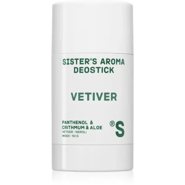 Sister's Aroma Vetiver Deostick deodorant stick impotriva mirosului si transpiratiei 50 g