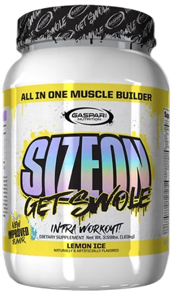 SizeOn Get Swole, lămâie, 1630 g, Gaspari Nutrition
