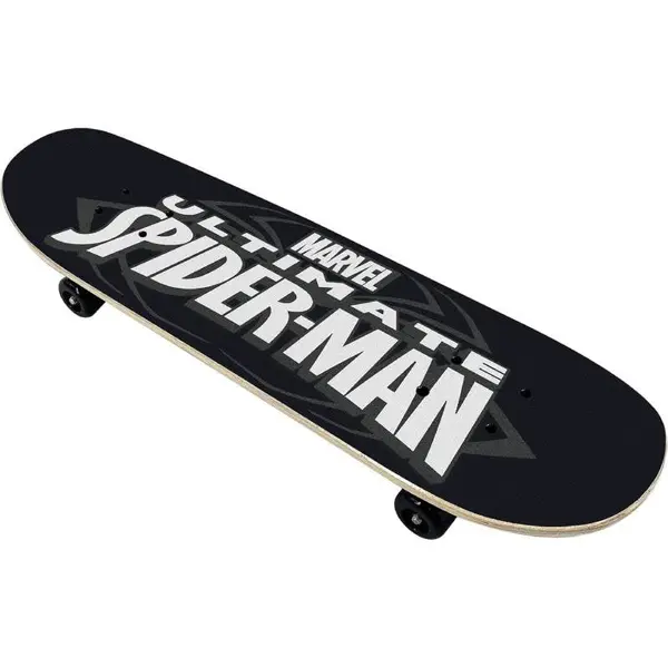Skateboard Copii, 70 x 20cm, 9 straturi de artar, placa antiderapanta, rulmenti Abec-5, multicolor, Spiderman Engros