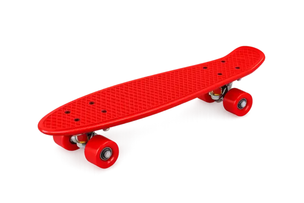 Skateboard tip Mini Cruiser pentru copii - Rosu
