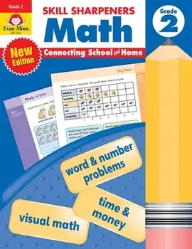 Skill Sharpeners: Math, Grade 2 Workbook, Paperback/Evan-Moor Corporation