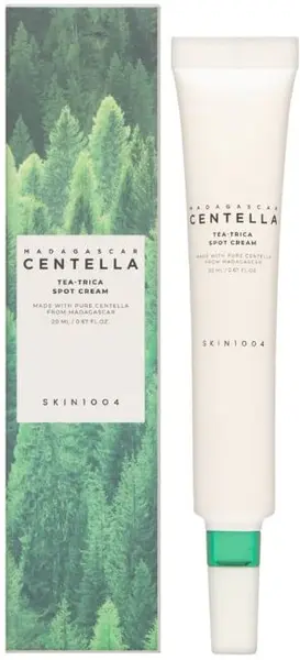 Skin 1004 Madagascar Centella Tea-Trica Cremă pentru tratamentul topic al coșurilor, 20 ml