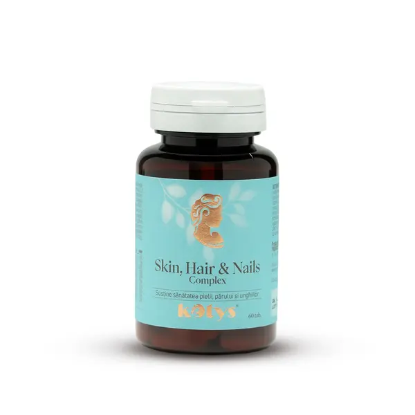Skin, Hair & Nails Complex -- 60 tablete pentru susținerea sănătății pielii, părului și unghiilor, Kotys