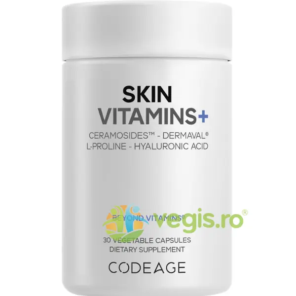 Skin Vitamins+ Formula Avansata pentru Hidratare, Elasticitate si Stralucirea Naturala a Pielii 30cps