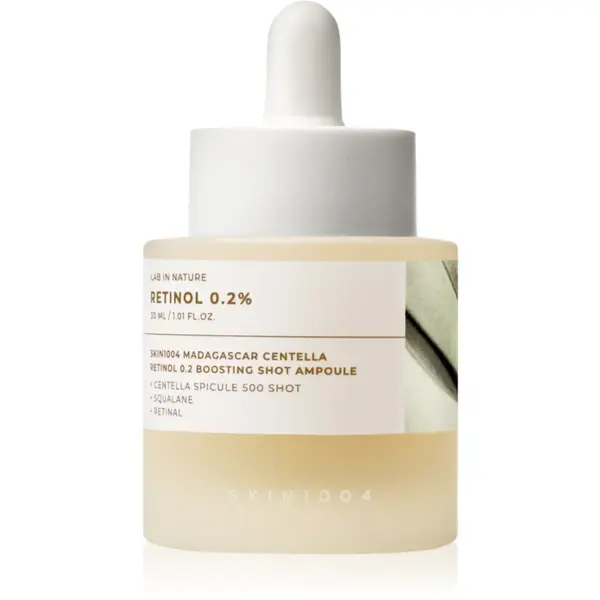 SKIN1004 Lab In Nature Retinol 0.2% Boosting Shot Ampoule ser regenerant antirid sporirea elasticității tenului 30 ml