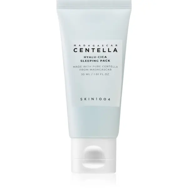 SKIN1004 Madagascar Centella Hyalu-Cica Sleeping Pack mască de noapte hidratantă, pentru un ten perfect pentru protectia tenului 30 ml