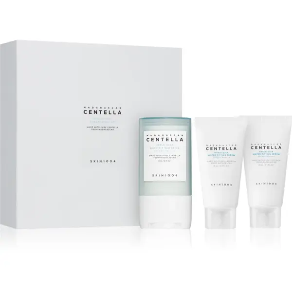 SKIN1004 Madagascar Centella Hyalu-Cica Sunsational Kit set cadou cu o protectie UV ridicata