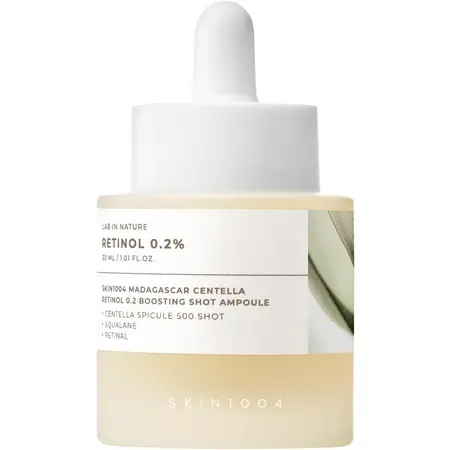 Skin1004 Madagascar Centella Retinol 0.2 Boosting Shot Ampoule Face Serum ,30 Ml