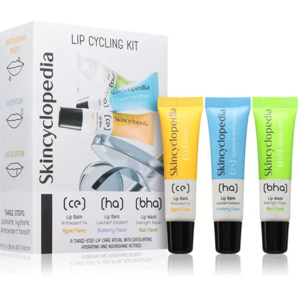 Skincyclopedia Lip Cycling Kit balsam de buze 3x10 ml