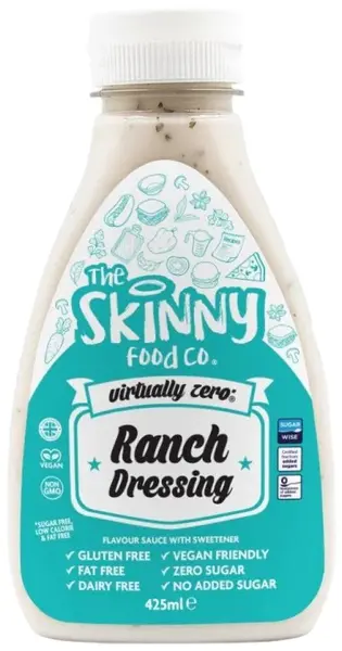 Skinny Sauce Ranch Dressing, 425 ml, Skinny Food Co