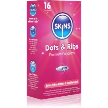 Skins Dots & Ribs prezervative