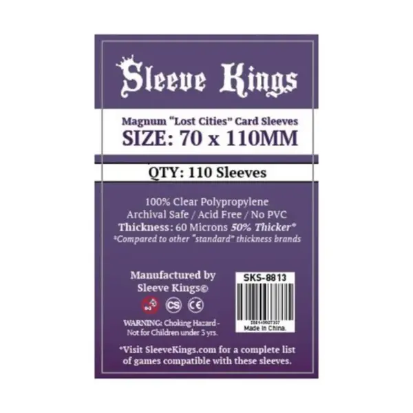 Sleeve Kings Magnum Lost Cities Card Sleeves - 70x110mm