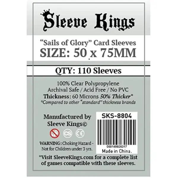 Sleeve Kings Sails of Glory Card Sleeves - 50x75mm