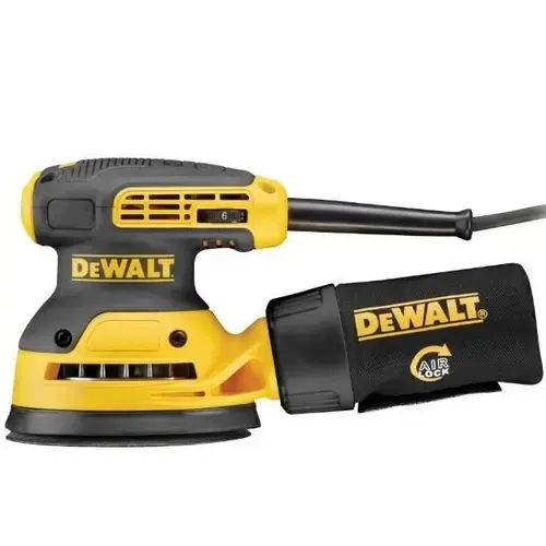 Slefuitor cu excentric DeWALT DWE6423-QS, 280 W, 8000 - 12000 RPM, 125 mm (Negru/Galben)