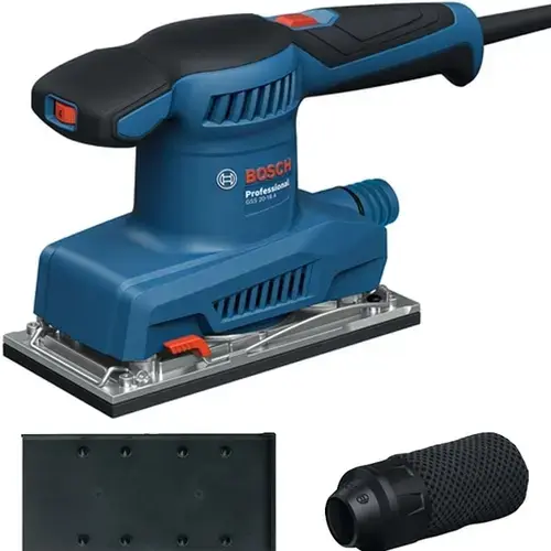 Slefuitor cu vibratii Bosch GSS 20-18 A, 200 W, 90x183 mm, accesorii