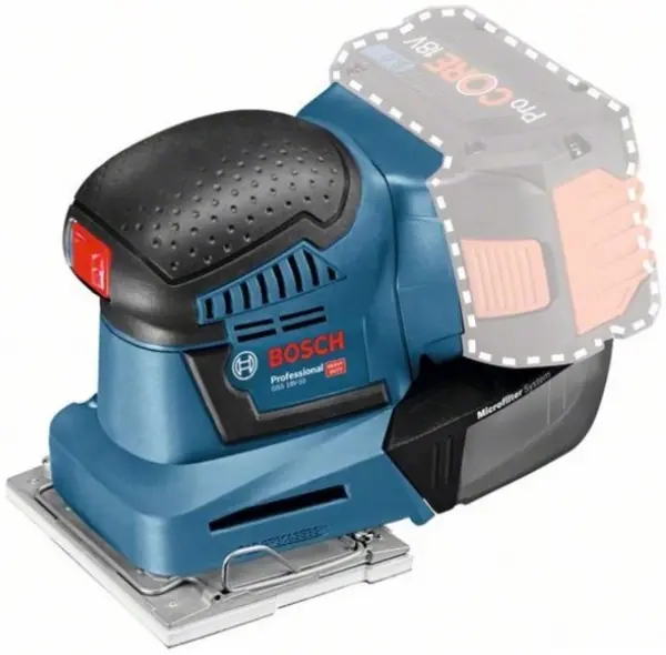 Șlefuitor cu vibratii, cu acumulator Bosch - Professional GSS 18V-10, 1xC470, Solo