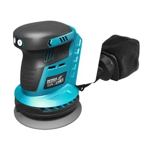 Slefuitor orbital excentric pe acumulator brushless Dedra SAS + ALL 18V DED7062 doar corpul