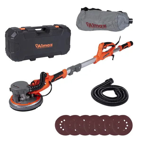 Slefuitor pereti pliabil si extensibil, 750W, diametru 215mm, 6 discuri, Almaz