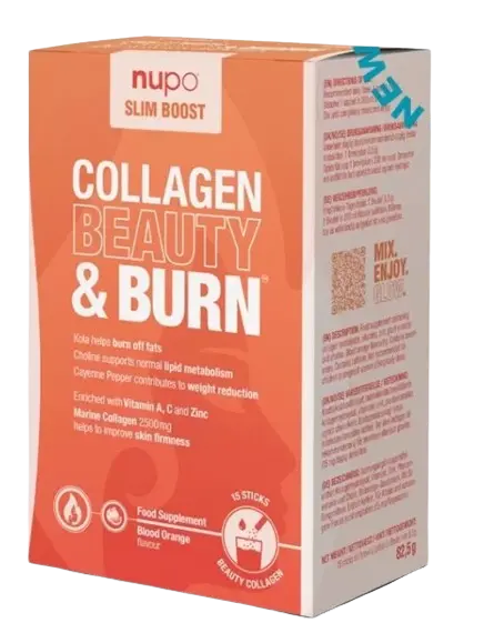Slim Boost Collagen Beauty & Burn, 15 plicuri, Nupo
