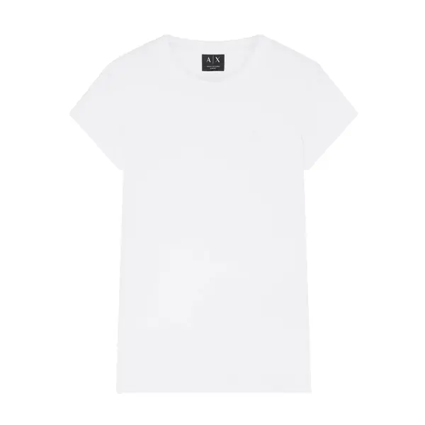 Slim fit t-shirt in stretch cotton jersey white S
