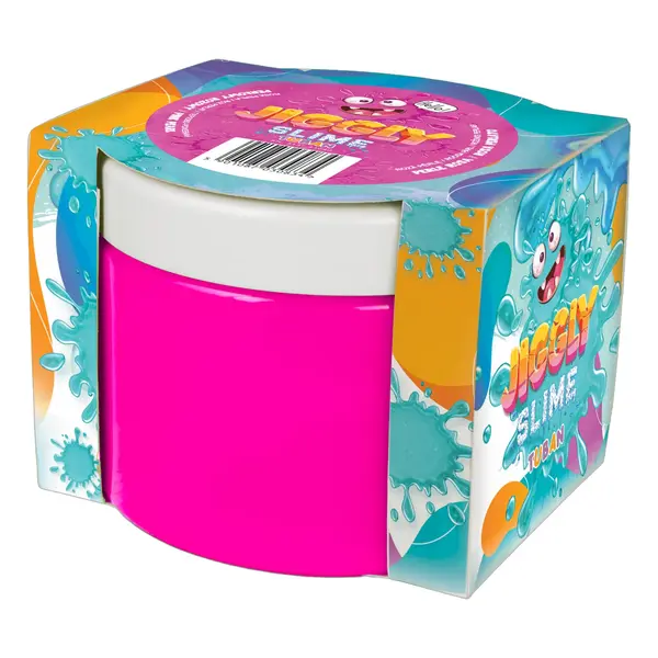 Slime in cutie JIGGLY SLIME - roz perlat, 500 g