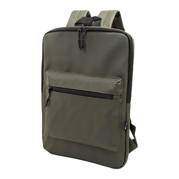 Slippu rucsac laptop, RPET - verde