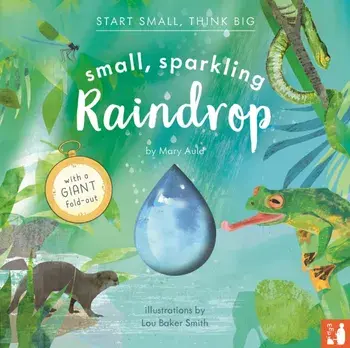 Small, Sparkling Raindrop. A fact-filled picture book about the water cycle with a large fold-out (ages 4-8), Hardback/Mary Auld