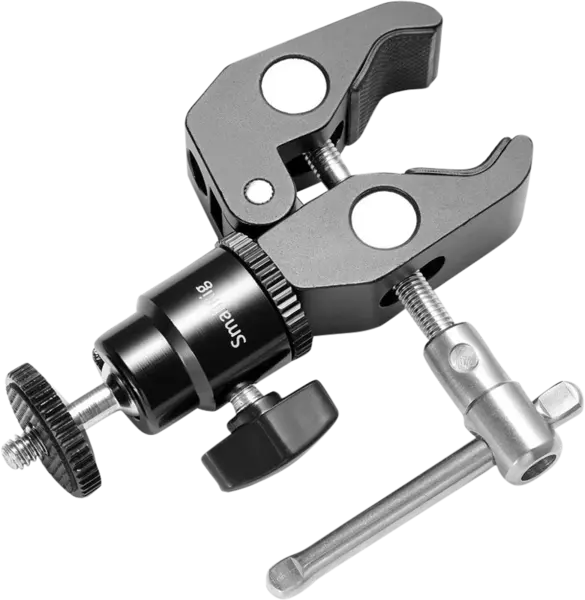 SmallRig 1124 Ball Head Mount and CoolClamp, Clema tip menghina cu cap rotund